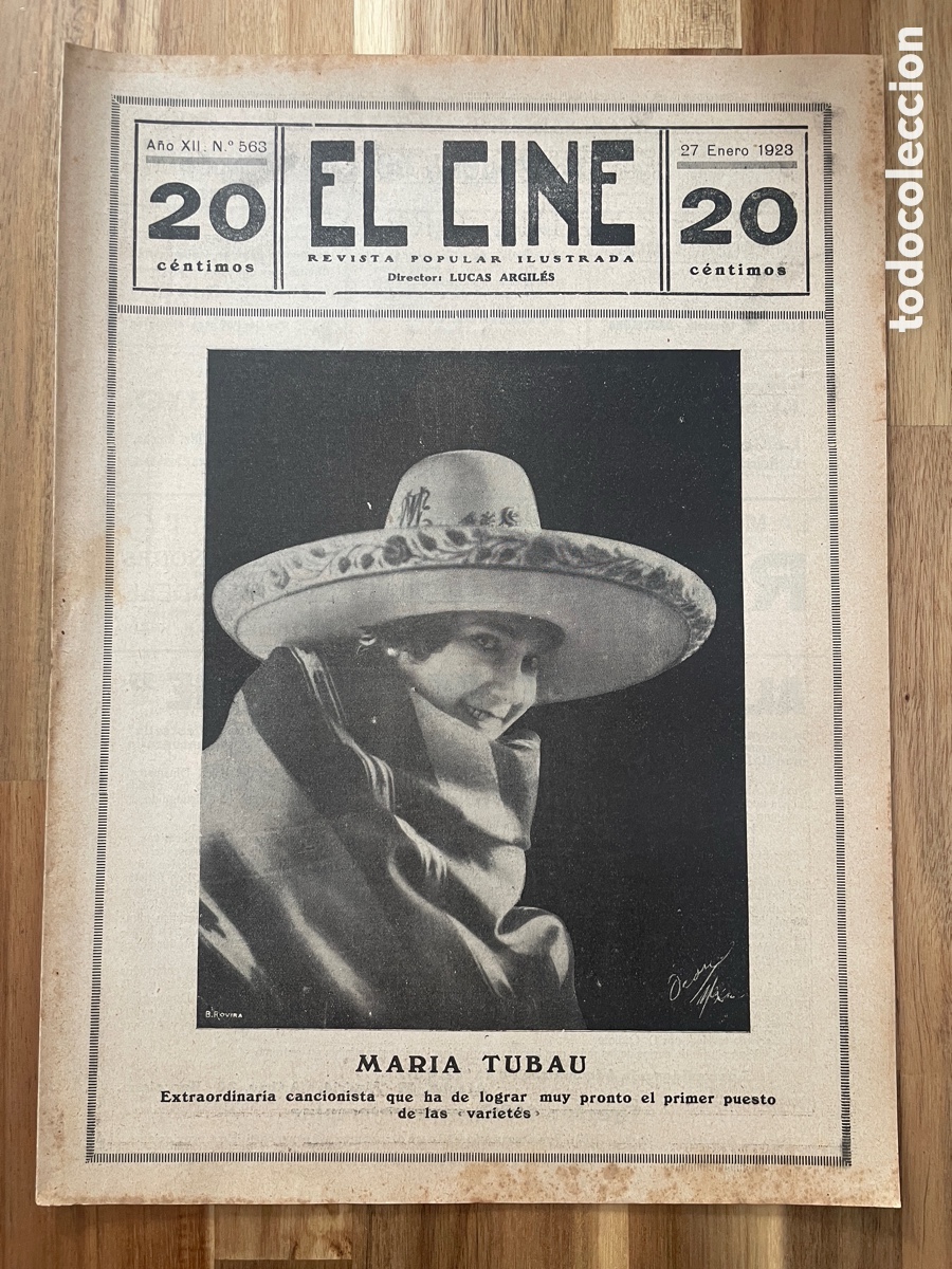 Cinema: El cine. Revista popular ilustrada,. 27 de enero de 1923. N&uacute;mero 563.