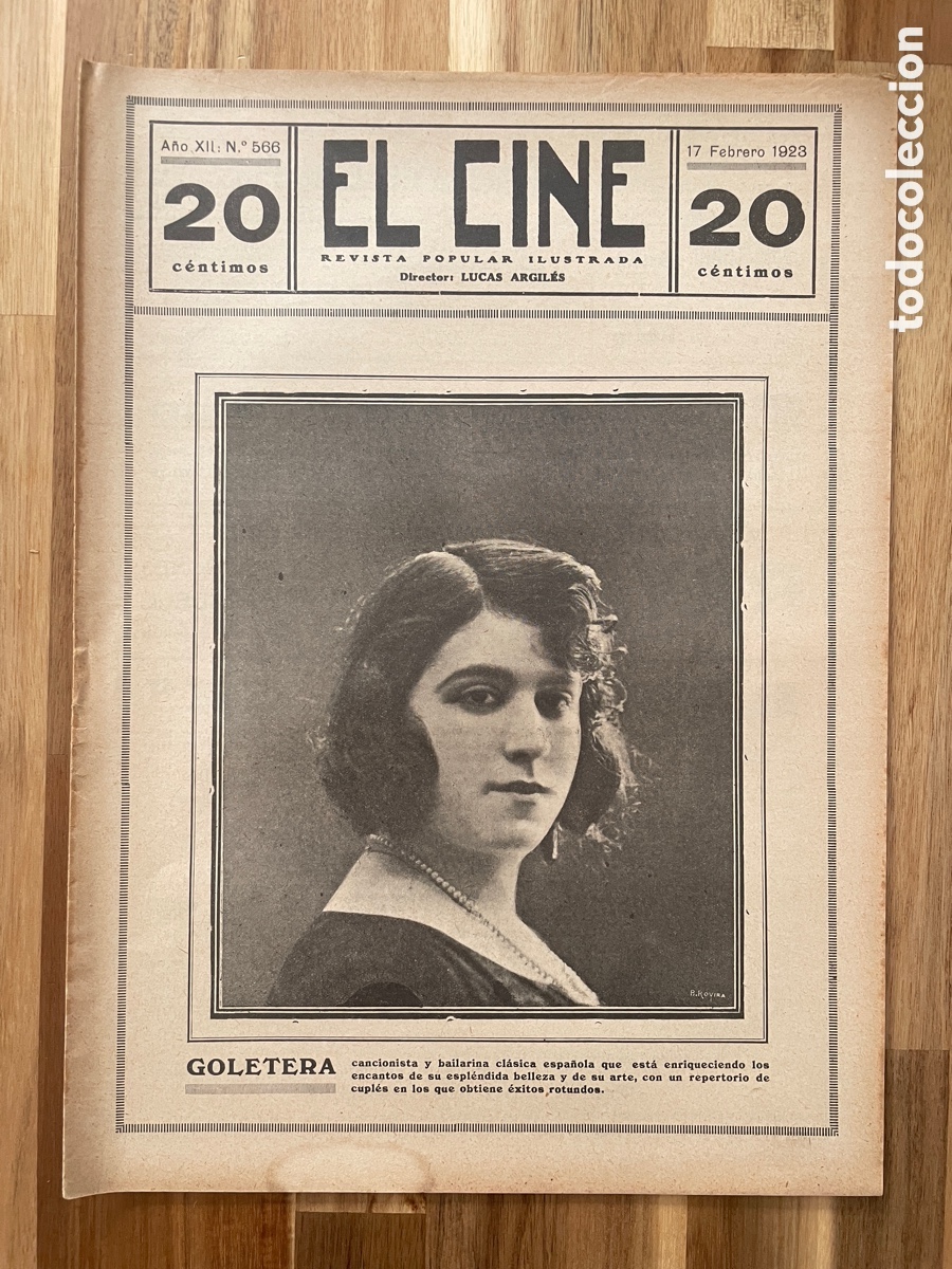 Cinema: El cine. Revista popular ilustrada. 17 de febrero de 1923.