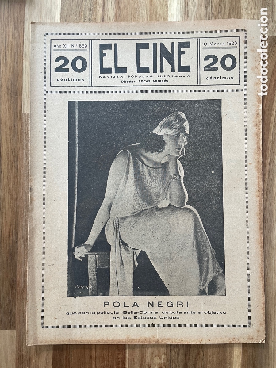 Cinema: El cine. Revista popular ilustrada. 10 de marzo de 1923. N&uacute;mero 569.
