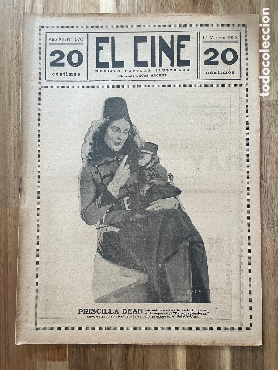 Cin&eacute;ma: El cine. Revista popular, ilustrada,. 17 de marzo de 1923. N&uacute;mero 570.