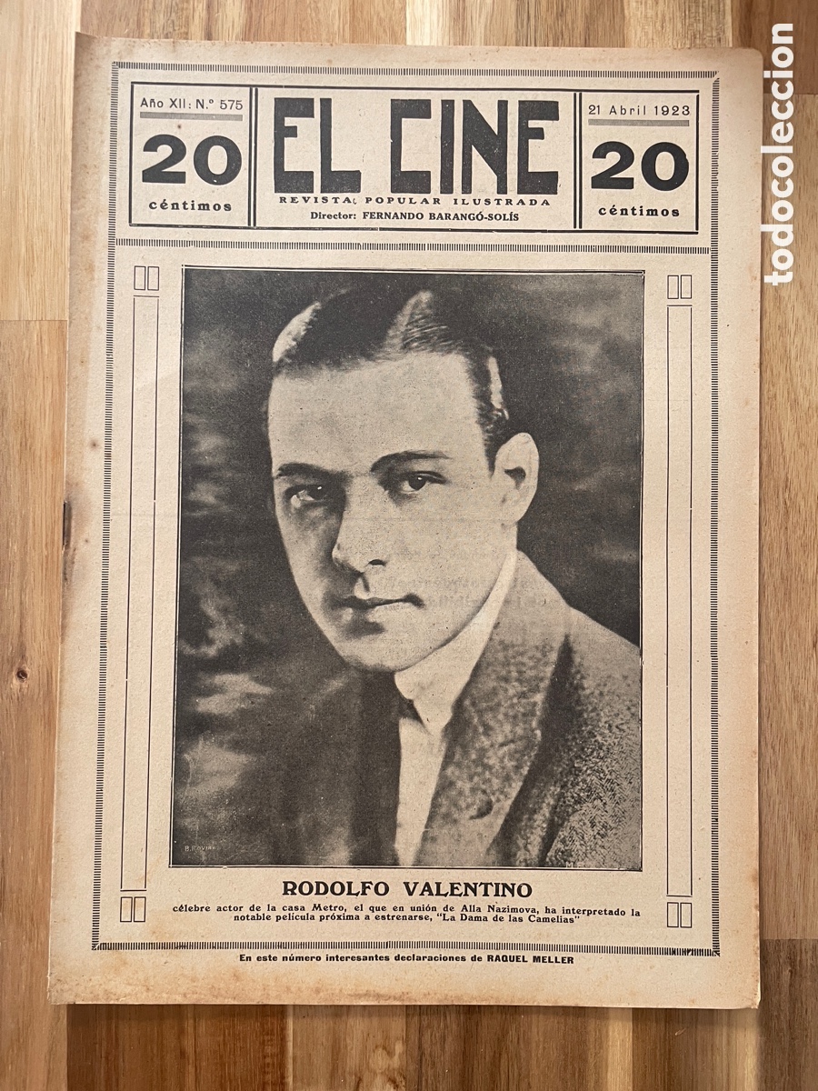 Cinema: El cine. Revista popular ilustrada. 21 de abril de 1923. N&uacute;mero 575.