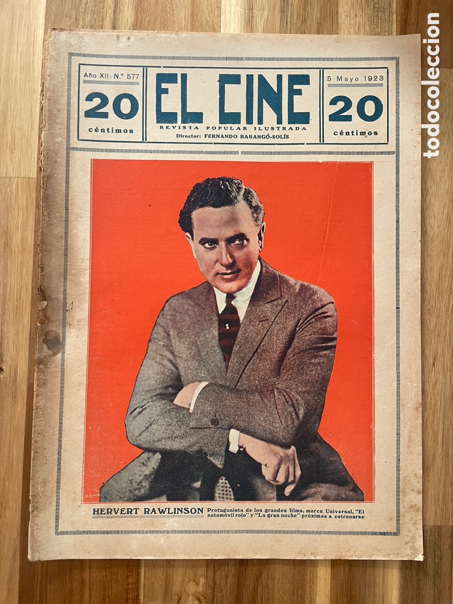 Cinema: El cine. Revista popular ilustrada. 5 de mayo de 1923. N&uacute;mero 577.