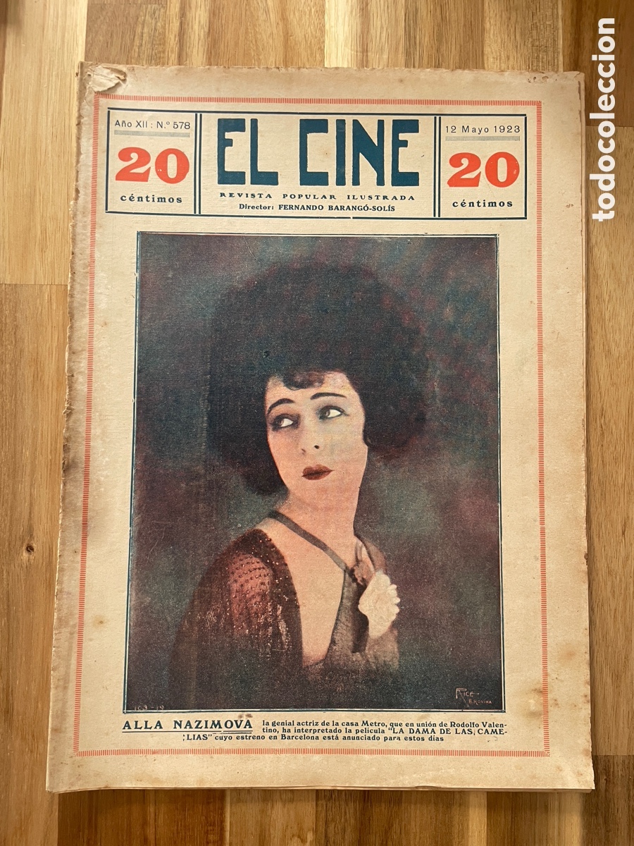 Cinema: El cine. Revista popular ilustrada. 12 de mayo de 1923. N&uacute;mero 578.