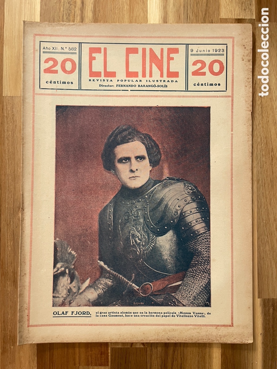 Cinema: En cine. Revista popular ilustrada. 9 de junio de 1923. N&uacute;mero 582.