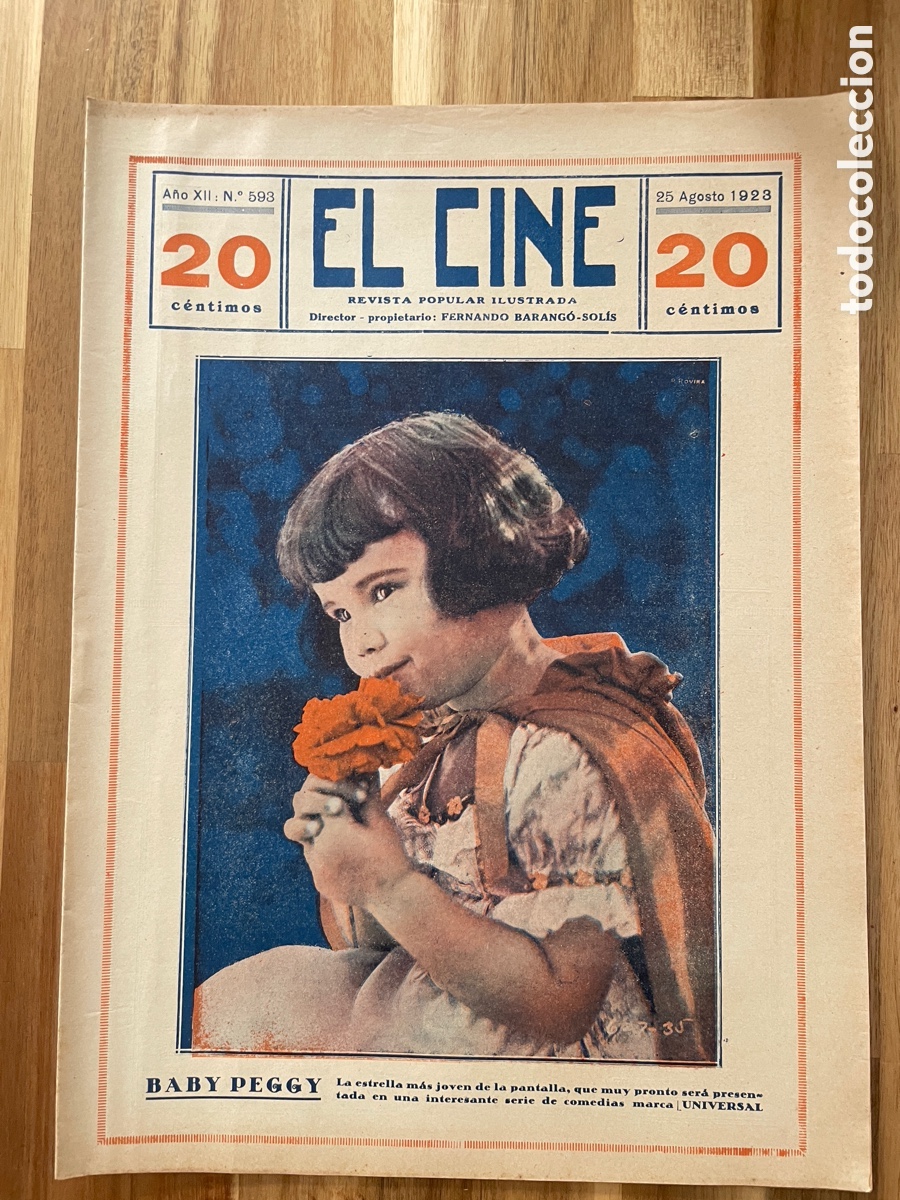 Cine: El cine. Revista popular ilustrada. 25 de agosto de 1923. N&uacute;mero 593.