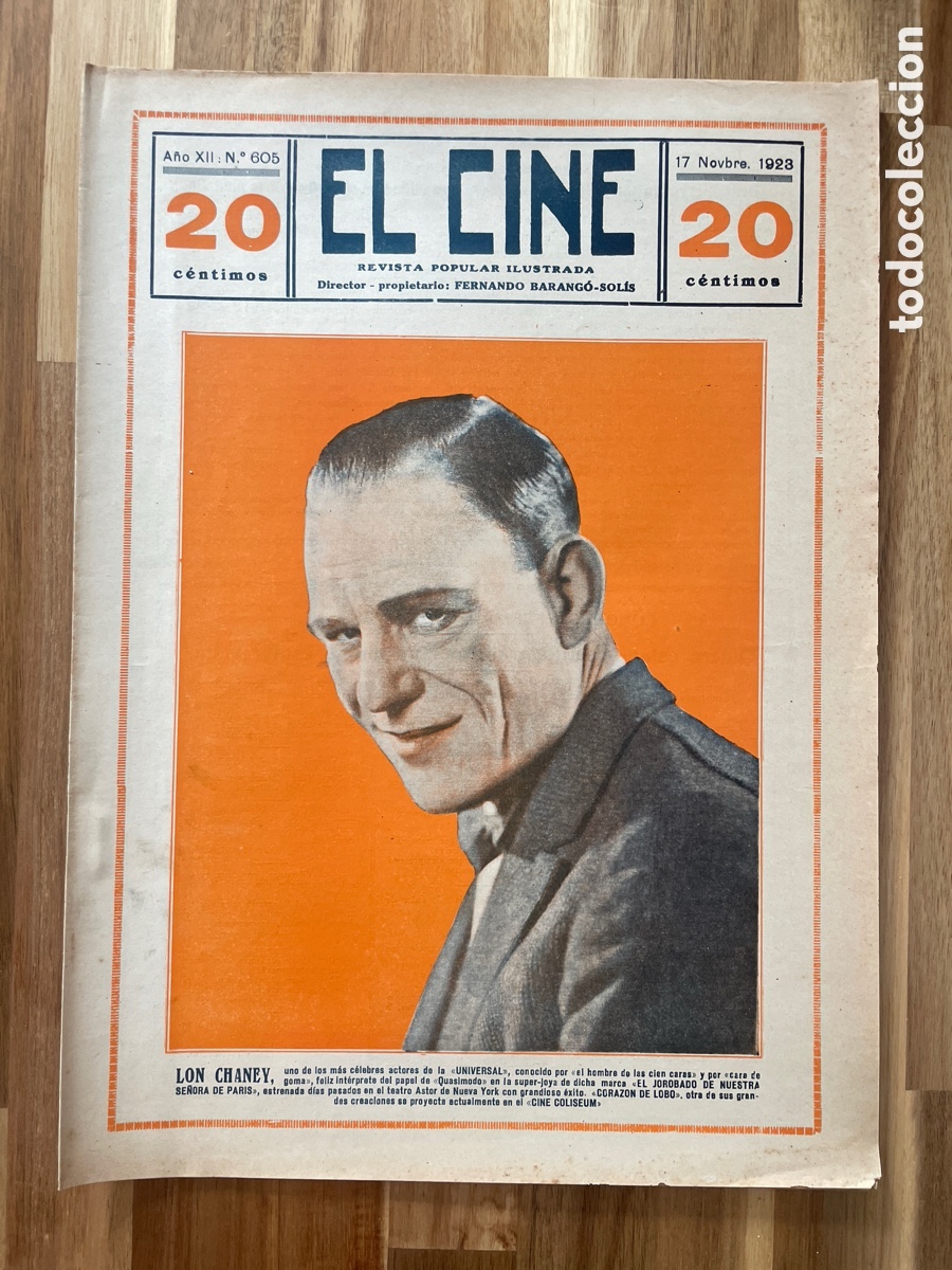 Kino: El cine. Revista popular ilustrada. 17 de noviembre de 1923. N&uacute;mero 605.