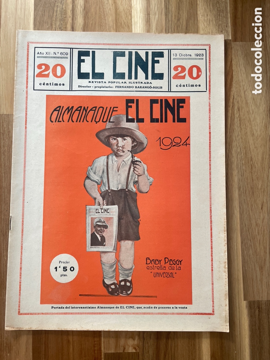 Cine: El cine. Revista popular ilustrada. 13 de diciembre de 1923. N&uacute;mero 609.