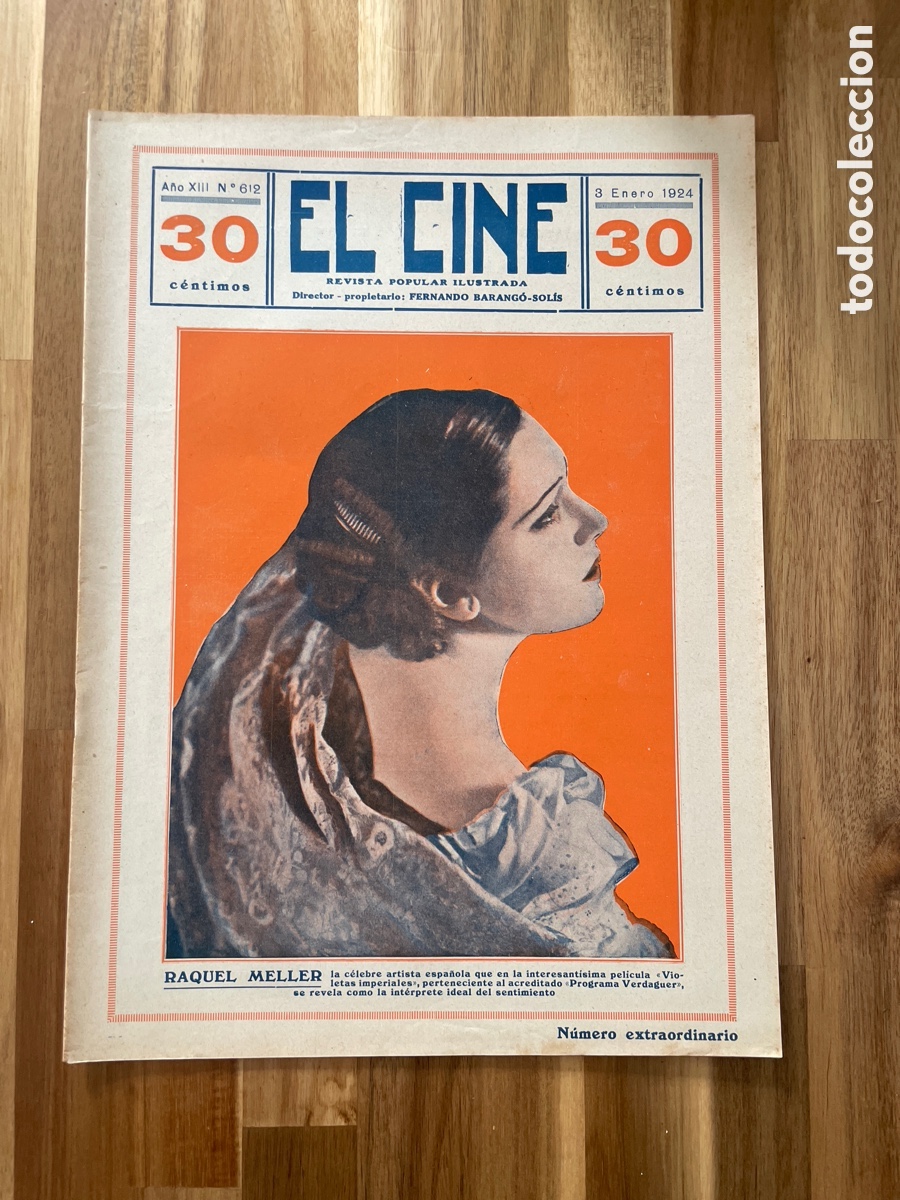Cine: El cine. Revista popular ilustrada. 3 de enero de 1924. N&uacute;mero 612. extraordinario.