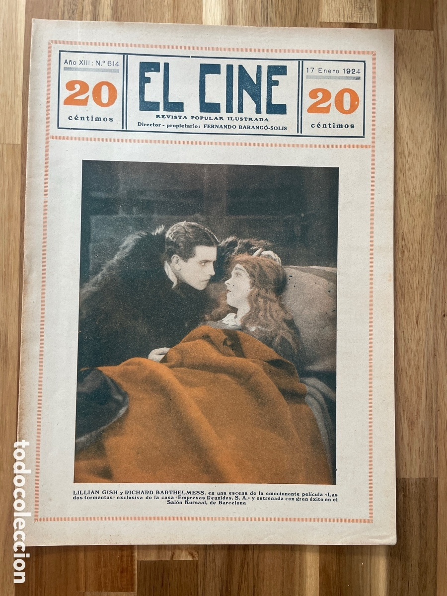 Cine: El cine. Revista popular ilustrada. 17 de enero de 1924. N&uacute;mero 614.