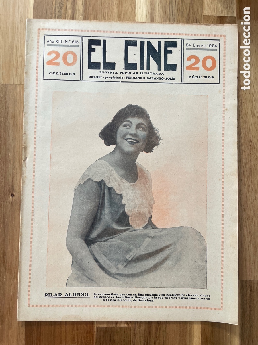 Cine: El cine. Revista popular ilustrada. 24 de enero de 1924.