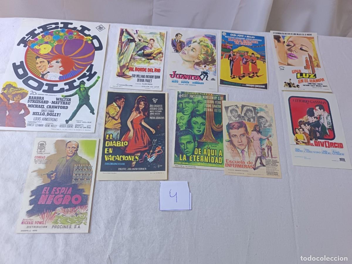 Kino: FM4, Lote de Folletos de mano de Cine, varios g&eacute;neros, todos diferentes, a clasificar