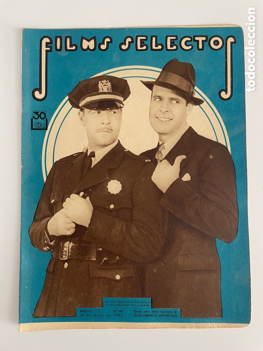 Kino: Films selectos. 28 mayo 1932. N&uacute;mero 85. Jack Holt y Ralph Graves