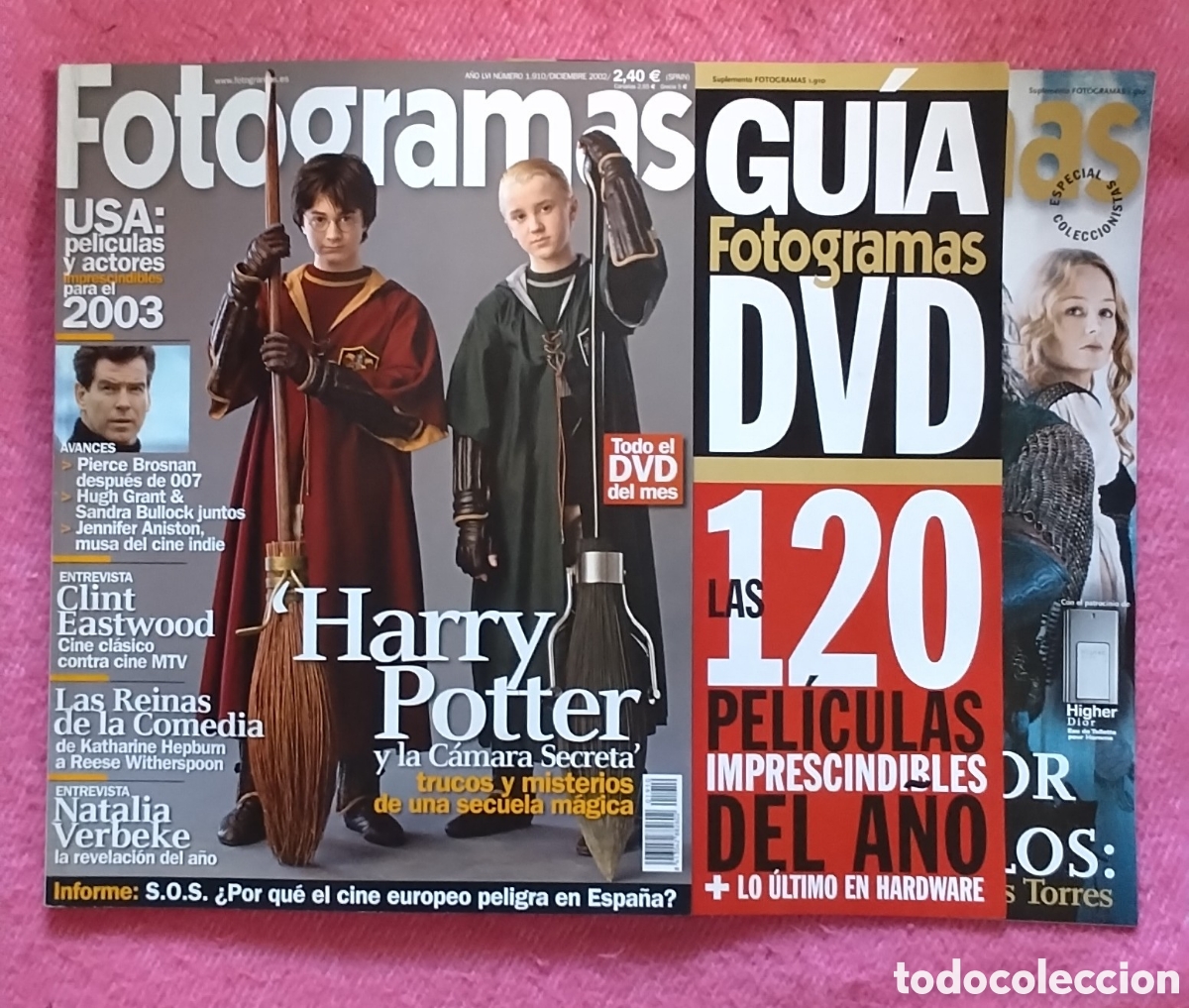 Kino: Magazine FOTOGRAMAS 1910 + EXTRAS - Harry Potter / Pierce Brosnan / Clint Eastwood / Natalia Verbeke