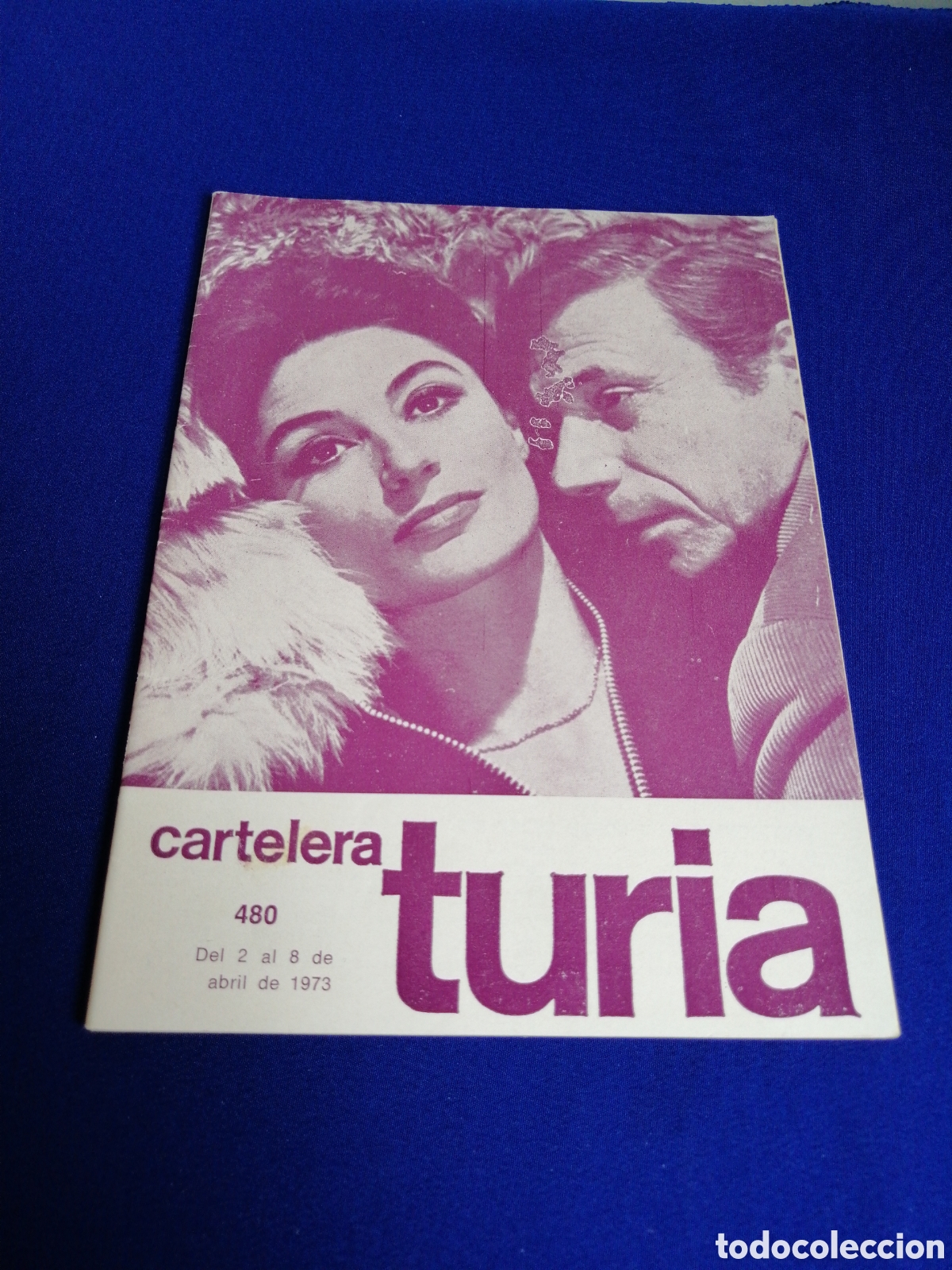 Kino: CARTELERA TURIA N&Uacute;MERO 480 A&Ntilde;O 1973 PORTADA ANDRE DELVAUX