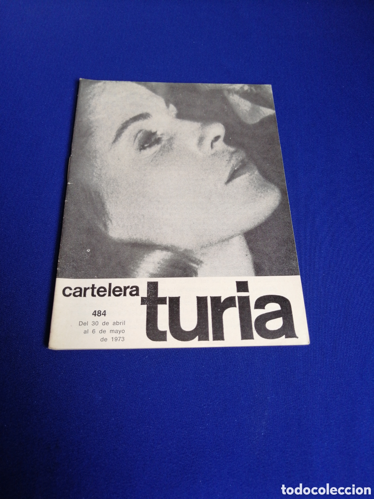 Cine: CARTELERA TURIA N&Uacute;MERO 484 A&Ntilde;O 1973 PORTADA BIBI ANDERSON
