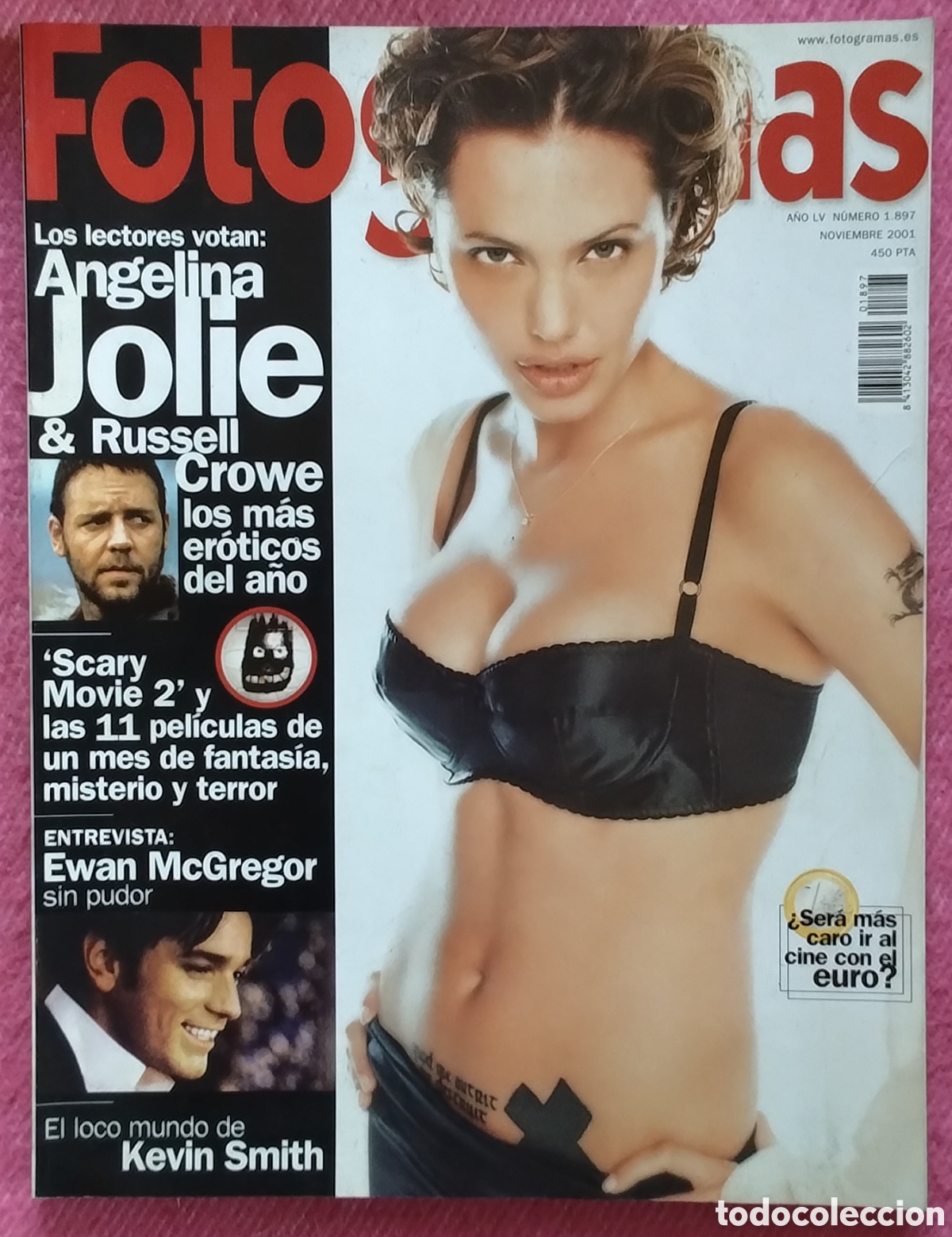 Cine: Magazine FOTOGRAMAS 1897 - Angelina Jolie / Russell Crowe / Ewan McGregor / Kevin Smith