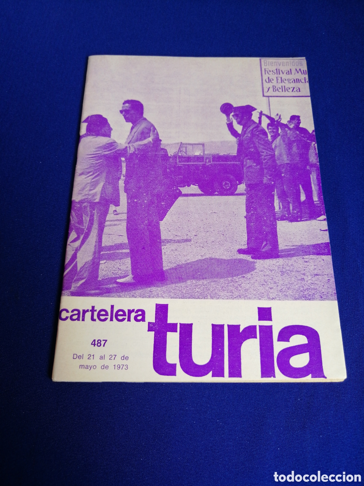 Cine: CARTELERA TURIA N&Uacute;MERO 487 A&Ntilde;O 1973 PORTADA JOS&Eacute; ISBERT