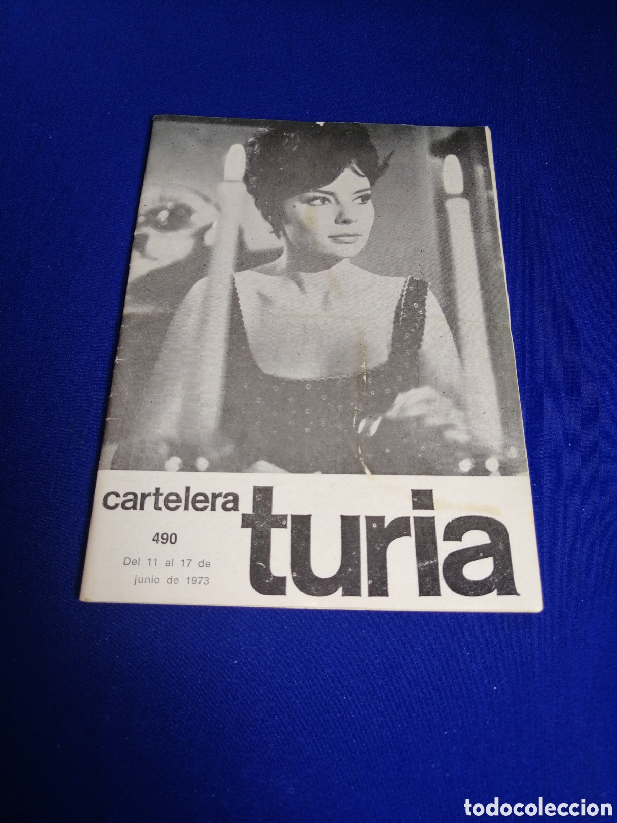 Cine: CARTELERA TURIA N&Uacute;MERO 490 A&Ntilde;O 1973 PORTADA PASCALE PETIT