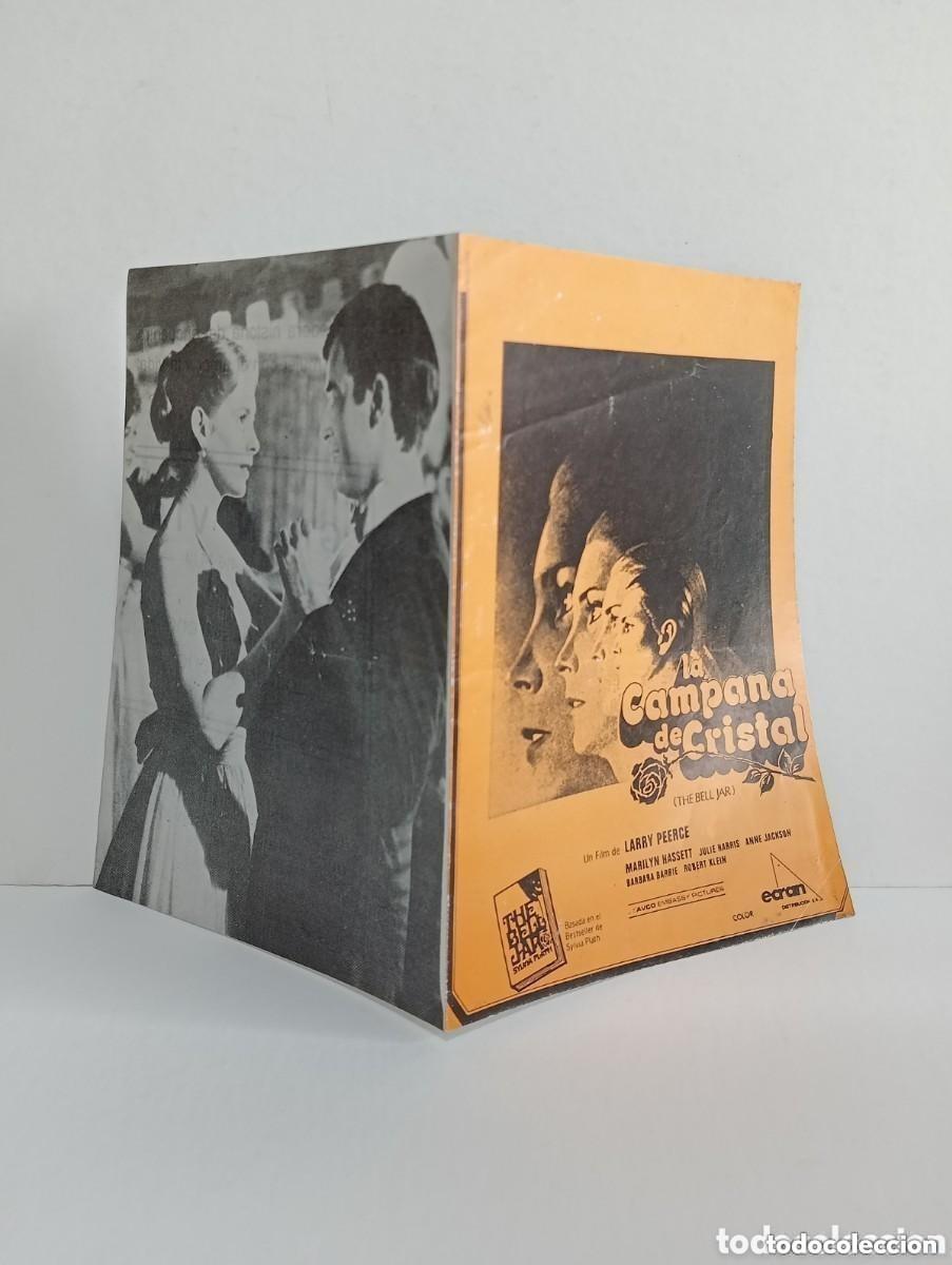Cin&eacute;ma: FOLLETO PUBLICITARIO PR&Oacute;XIMO ESTRENO. LA CAMPANA DE CRISTAL (THE BELL JAR). UN FILM DE LARRY PEERCE