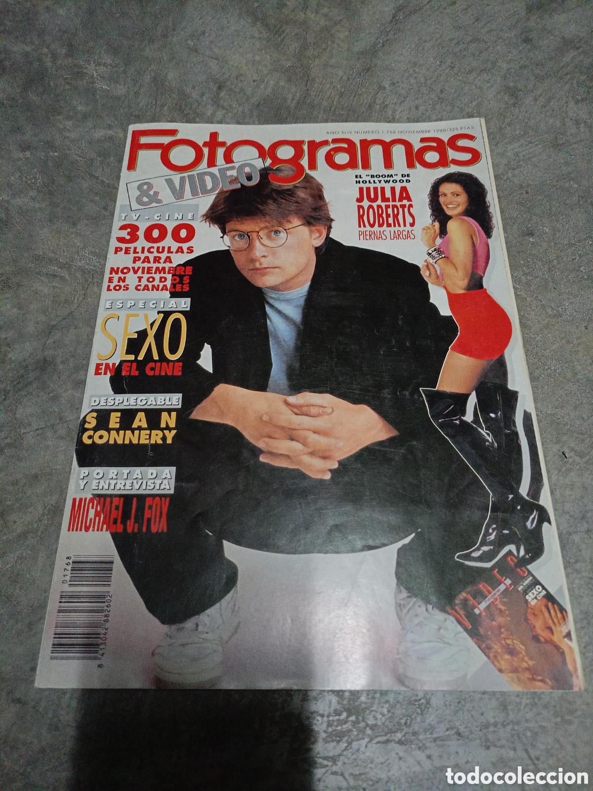 Kino: FOTOGRAMAS - N&ordm; 1768 - NOVIEMBRE 1990 - Julia Roberts, Michael J Fox, Sean Connery