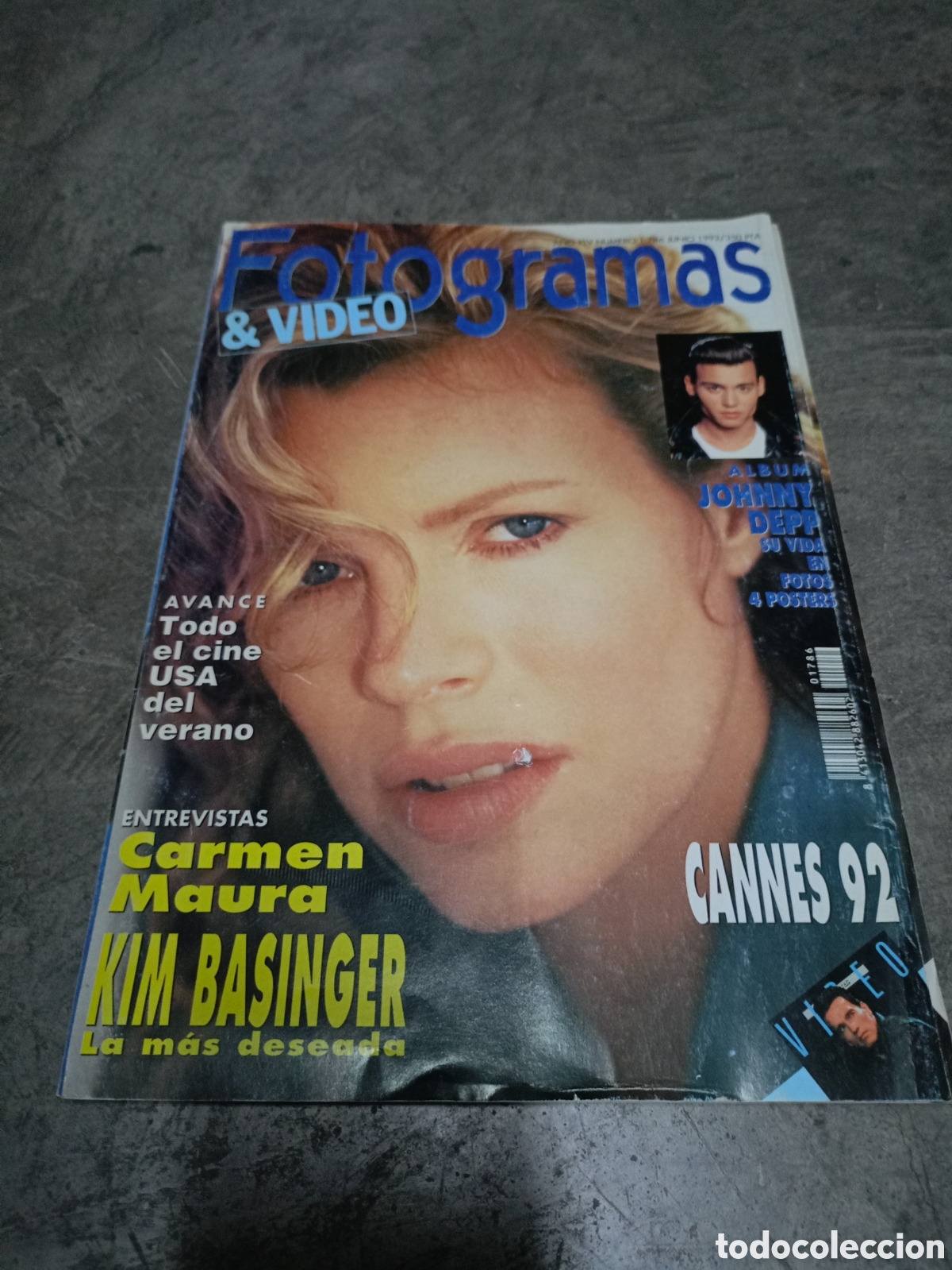Kino: REVISTA FOTOGRAMAS N&ordm; 1786. JUNIO 1992. KIM BASINGER. CINE