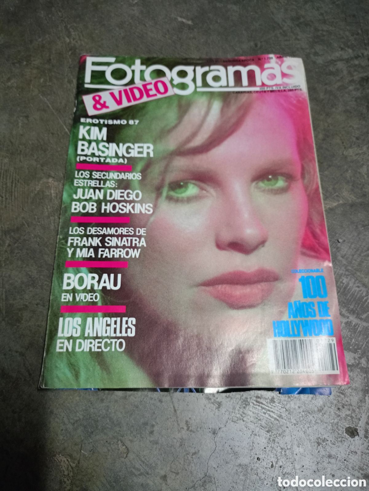 Kino: FOTOGRAMAS N 1729 - ABRIL 87 - KIM BASINGER - FRANK SINATRA - MIA FARROW