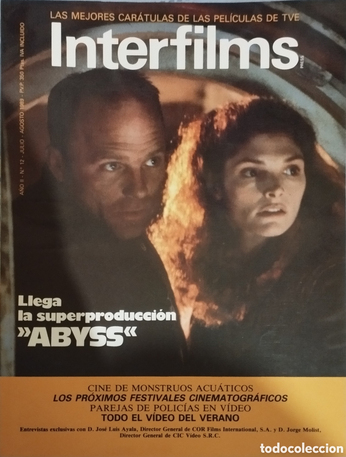 Cine: Interfilms 12 Julio Agosto 1989