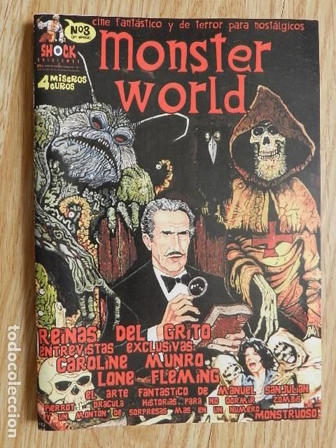 Cine: Fanzine MONSTER WORLD segunda epoca N&ordm; 3 SHOCK EDICIONES Cine fant&aacute;stico terror JUNIO 2010