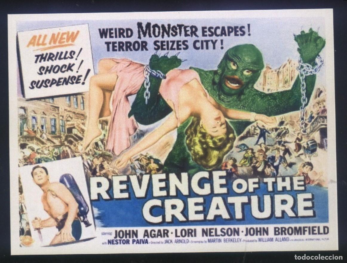 Cine: Q-12046- Revenge of the Creature (El regreso del monstruo) John Agar - Lori Nelson