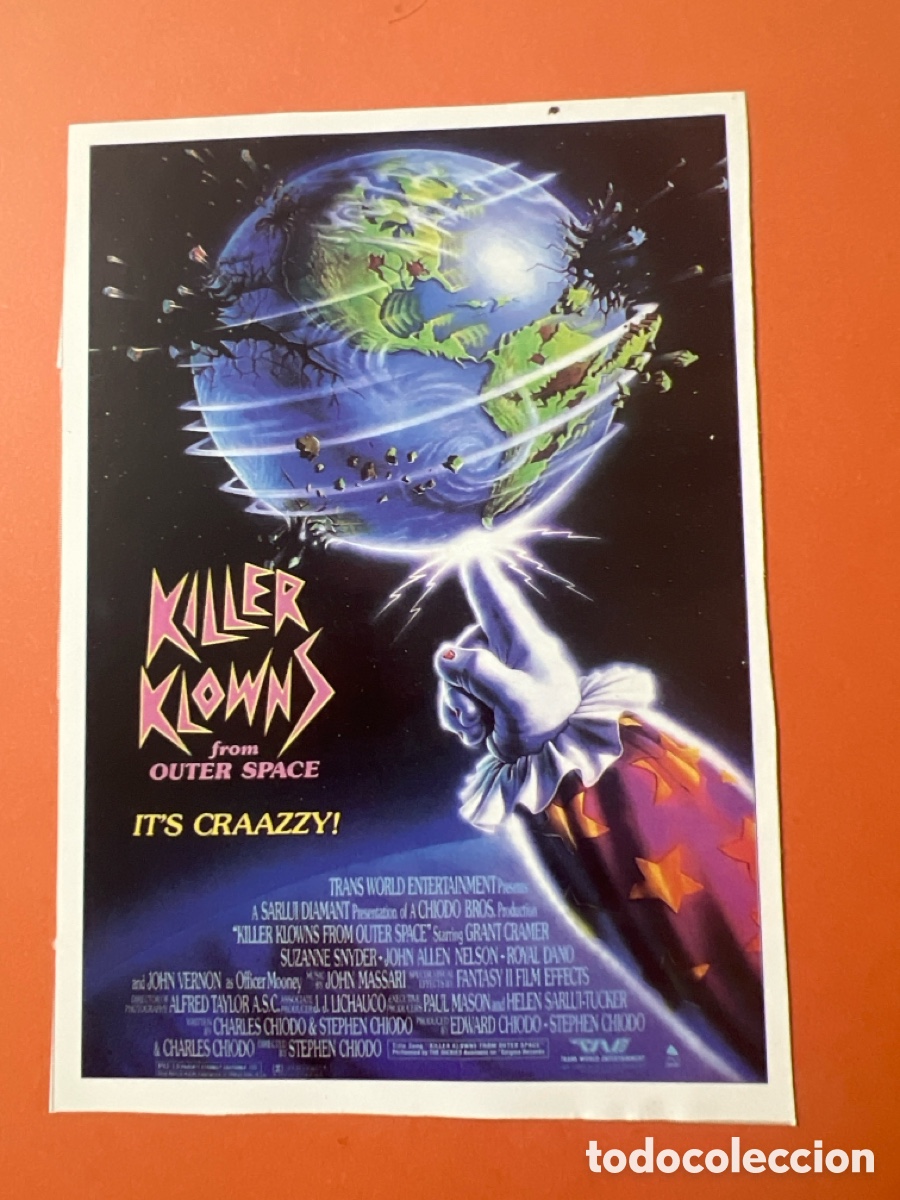 Kino: W201. TERROR MAN&Iacute;A - CUIDADO CON EL PAYASO - ACCI&Oacute;N - KILLER KLOWNS CLOWNS ASESINOS