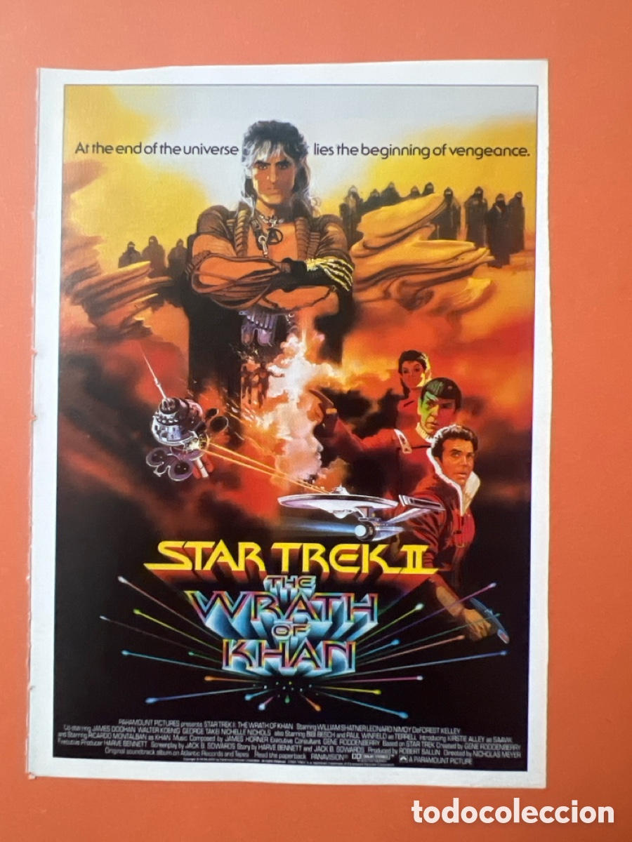 Kino: W201. CARTEL MAN&Iacute;A - STAR TREK - STAR TREK 2: LA IRA DE KHAN