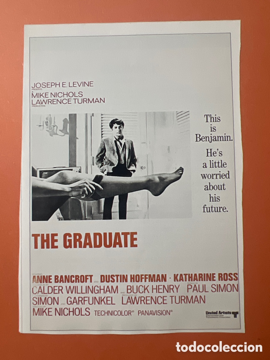 Cine: W201. CARTEL MAN&Iacute;A - MIKE NICHOLS - EL GRADUADO