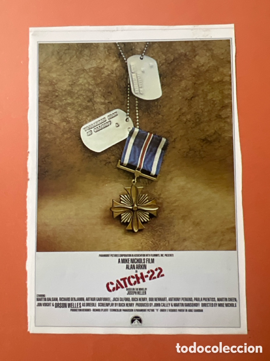 Kino: W201. CARTEL MAN&Iacute;A - MIKE NICHOLS - TRAMPA 22
