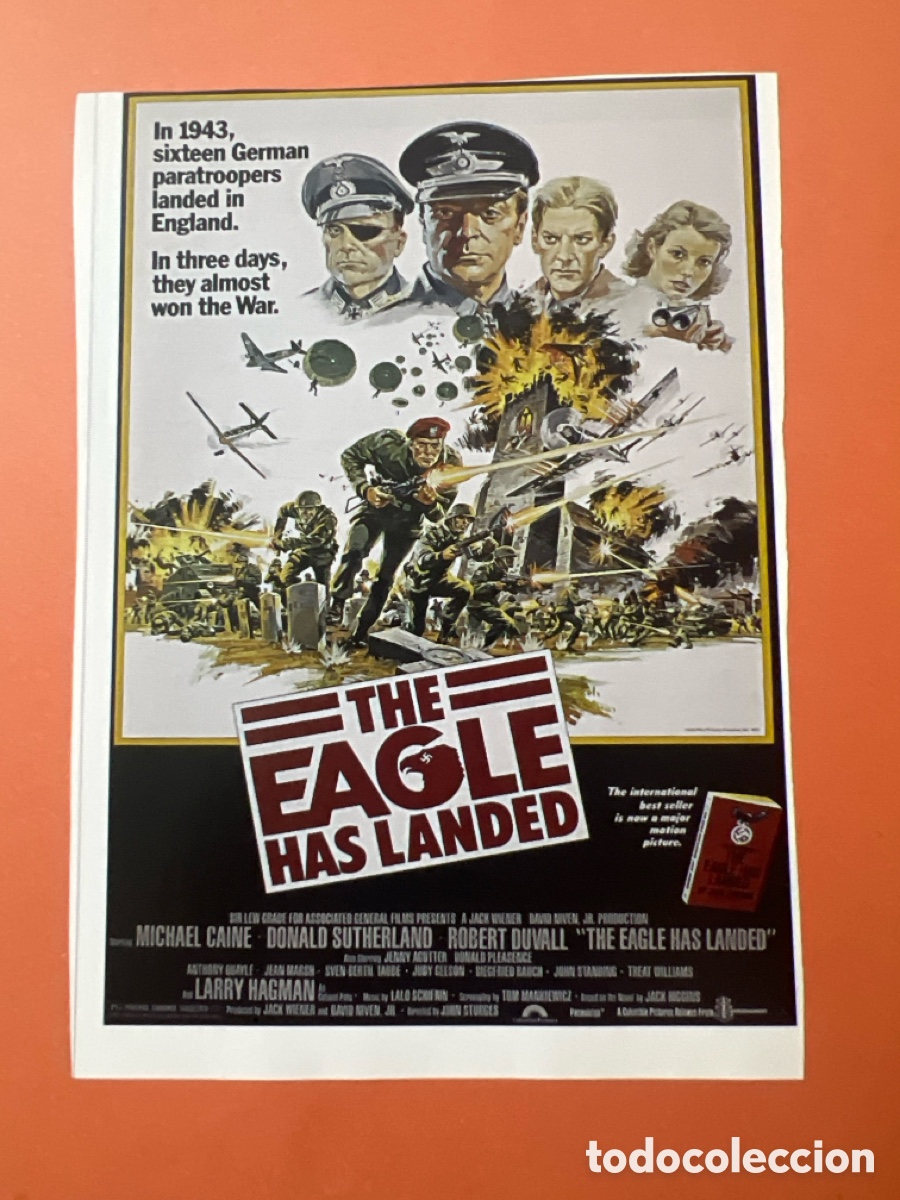 Cinema: W201. CARTEL MAN&Iacute;A - CINE B&Eacute;LICO - HA LLEGADO EL AGUILA