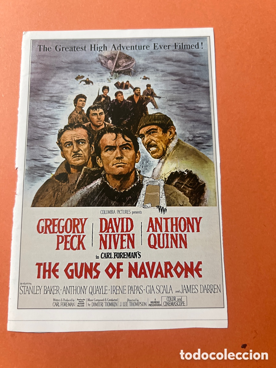 Kino: W201. CARTEL MAN&Iacute;A - CINE B&Eacute;LICO - LOS CA&Ntilde;ONES DE NAVARONE