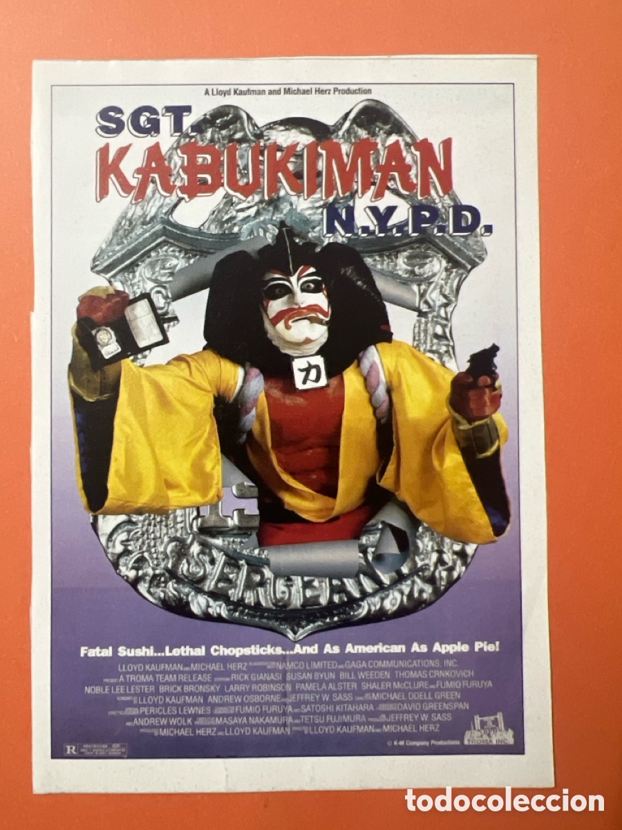 Kino: W201. CARTEL MAN&Iacute;A - LOS OTROS SUPERH&Eacute;ROES - SARGENTO KABUKIMAN NYPD