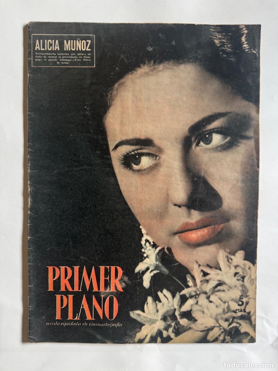 Cine: Revista Primer Plano, Alicia Mu&ntilde;oz, Jayne Mansfield, Sofia Loren, A&ntilde;o 1957