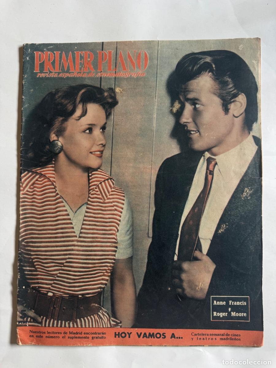 Cine: Revista Primer Plano, Anne Francis, Roger Moore, Tona Radely, A&ntilde;o 1956