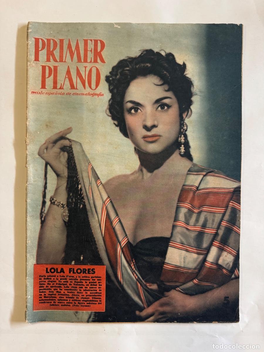 Cine: Revista Primer Plano, Lola Flores, Edward Arnold, Elvis Presley, A&ntilde;o 1956