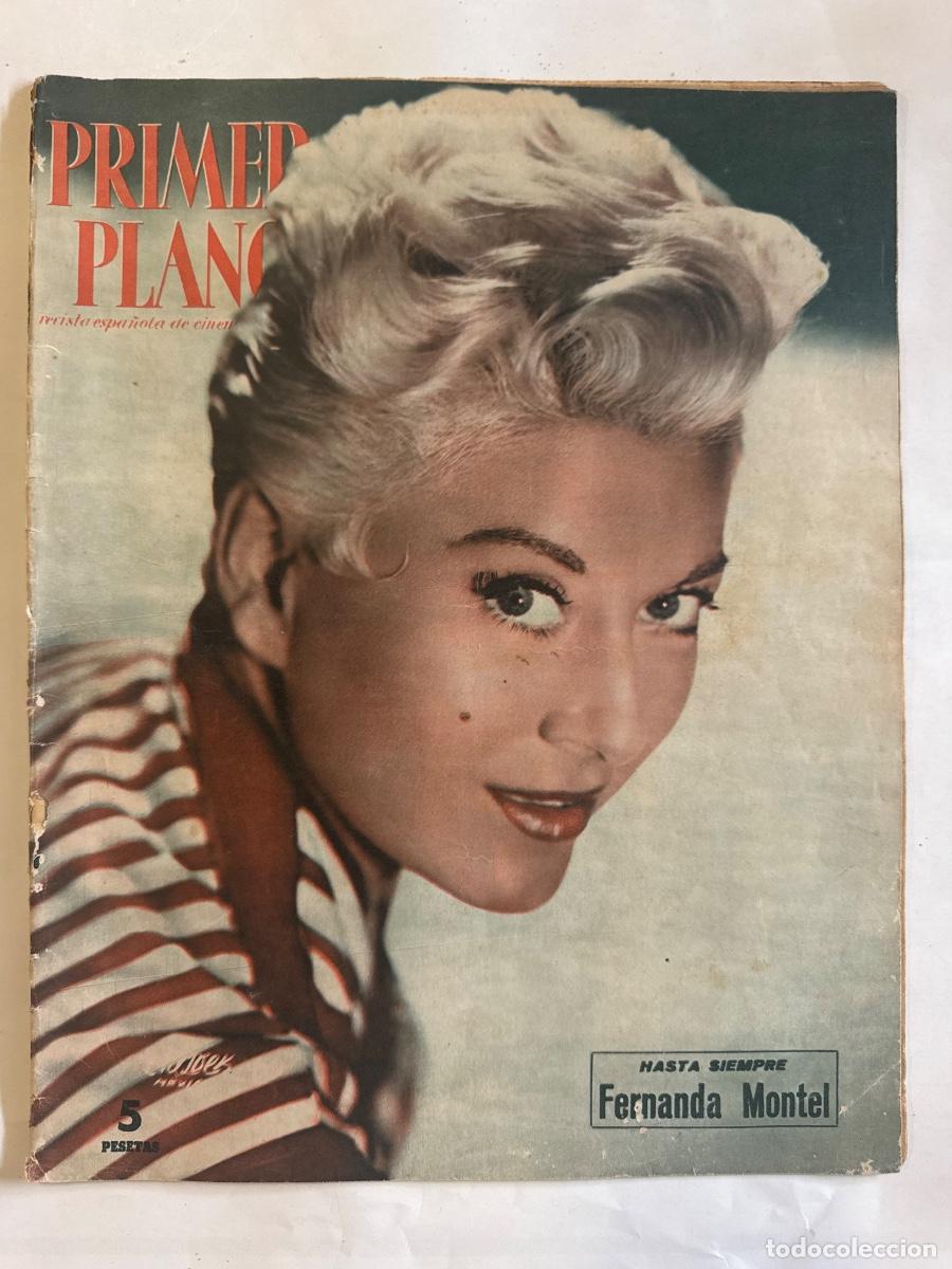 Cine: Revista Primer Plano, Fernanda Montel, Carmen Sevilla, Grace Kelly, A&ntilde;o 1955