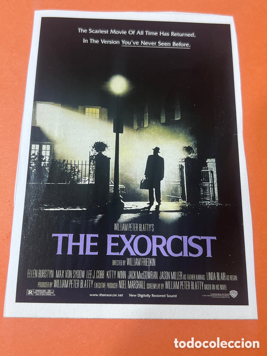 Cinema: W201. CARTEL MAN&Iacute;A - NI&Ntilde;OS DE MIEDO - EL EXORCISTA