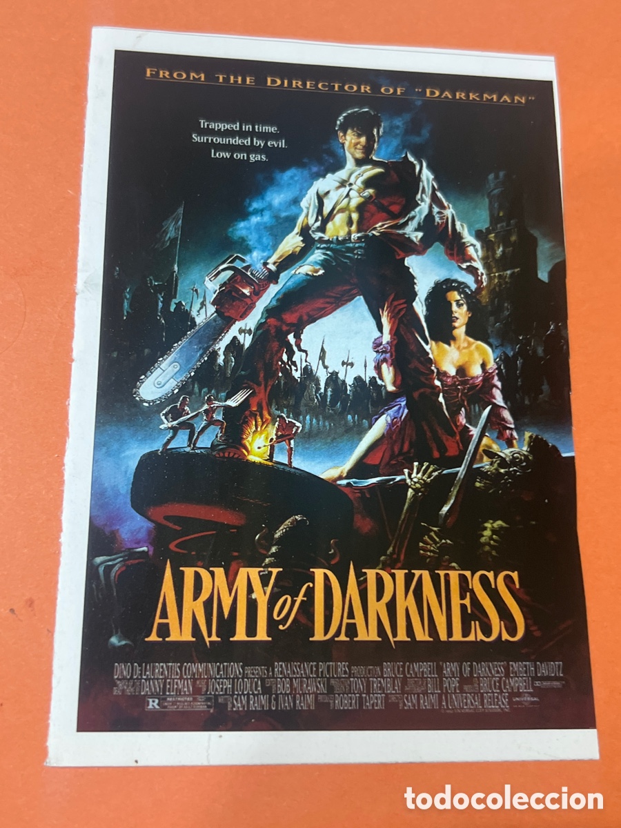 Kino: W201. CARTEL MAN&Iacute;A - SAM RAIM Y EL TERROR DE LOS 80 - EL EJ&Eacute;RCITO DE LAS TINIEBLAS