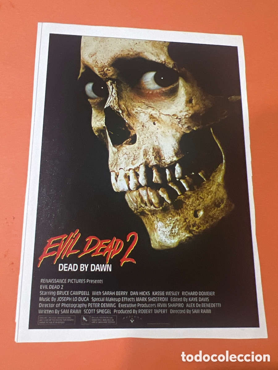 Kino: W201. CARTEL MAN&Iacute;A - SAM RAIM Y EL TERROR DE LOS 80 - TERROR&Iacute;FICAMENTE MUERTOS