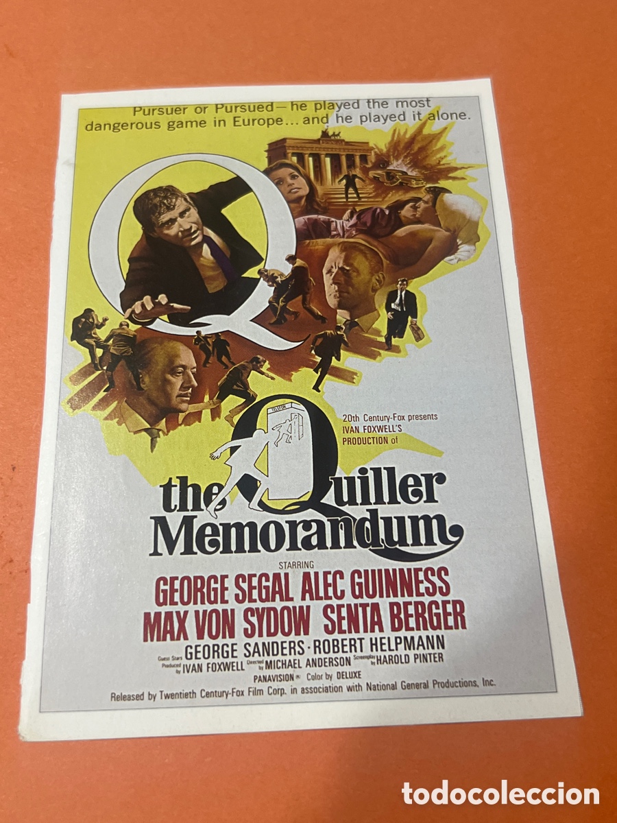 Kino: W201. CARTEL MAN&Iacute;A - ESP&Iacute;AS DE LOS 60 - CONSPIRACI&Oacute;N EN BERL&Iacute;N