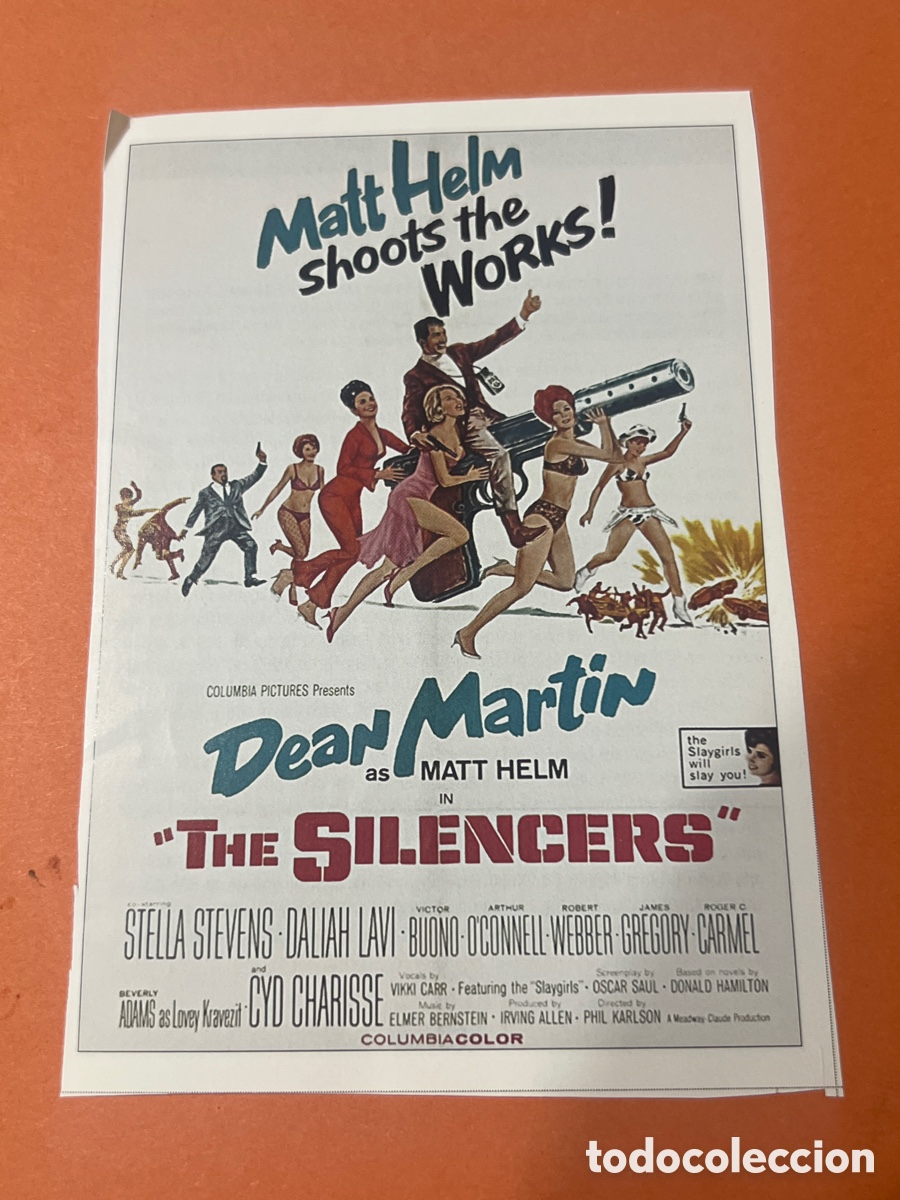 Cinema: W201. CARTEL MAN&Iacute;A - ESP&Iacute;AS DE LOS 60 - LOS SILENCIADORES