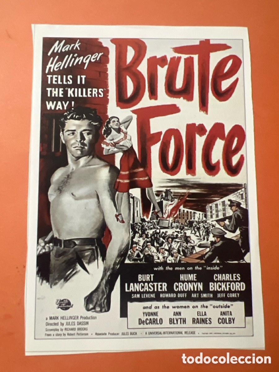 Kino: L0/1. CARTEL MAN&Iacute;A - FUGAS DE CINE - FUERZA BRUTA