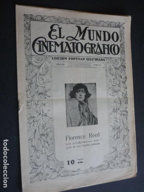 Cine: MUNDO CINEMATOGRAFICO A&Ntilde;O XIII N&ordm; 34 1924 REVISTA CINE