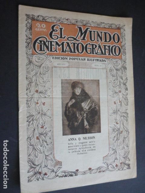 Cine: MUNDO CINEMATOGRAFICO A&Ntilde;O XIII N&ordm; 48 1924 REVISTA CINE