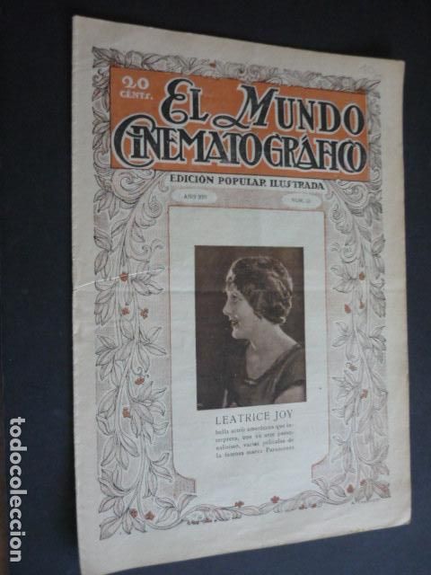 Cine: MUNDO CINEMATOGRAFICO A&Ntilde;O XIII N&ordm; 52 1924 REVISTA CINE