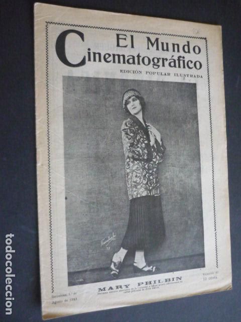 Cine: MUNDO CINEMATOGRAFICO A&Ntilde;O N&ordm; 31 1923 REVISTA CINE